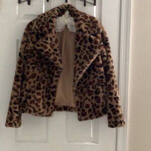 Elan leopard print jacket